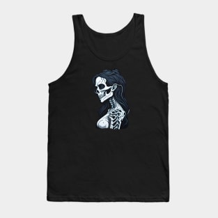 Cartoon Female Skeleton Tank Top